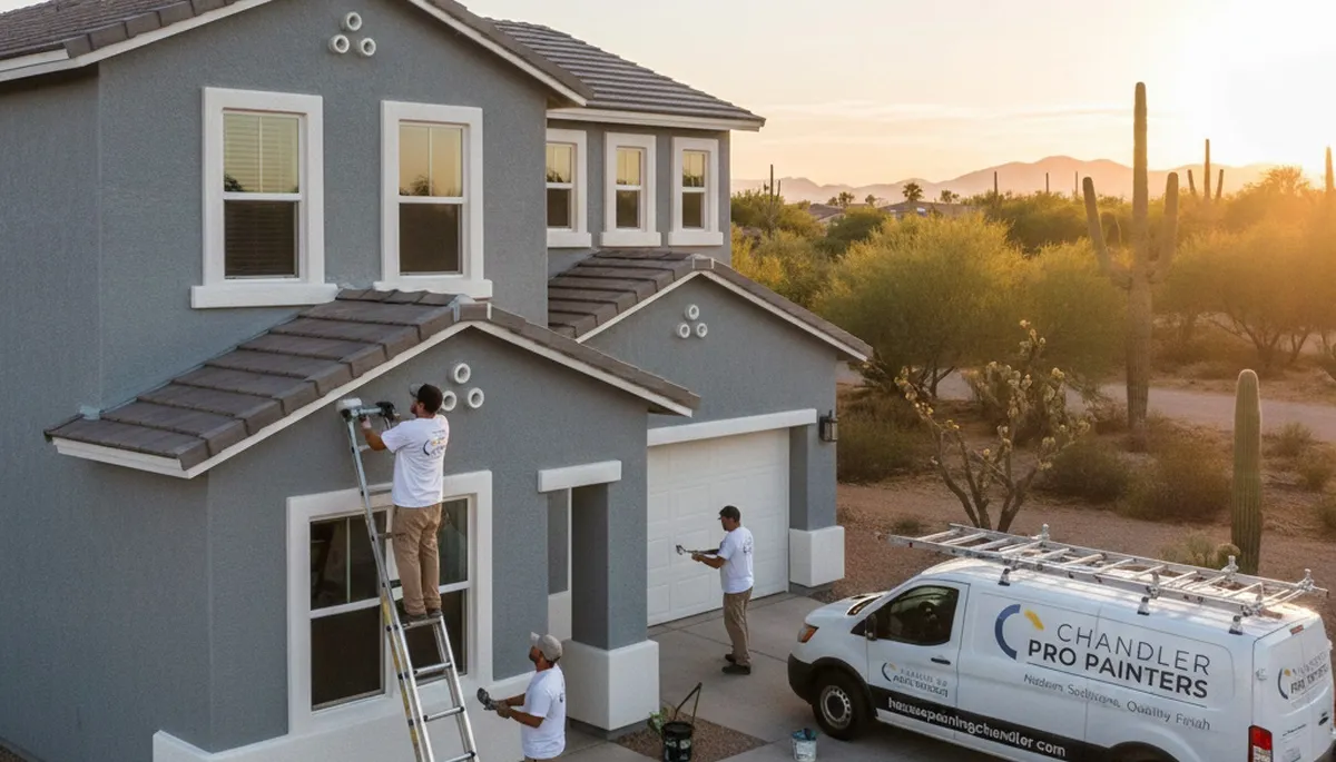 Professional house painting service in Phoenix, AZ for residential exterior and interior projects