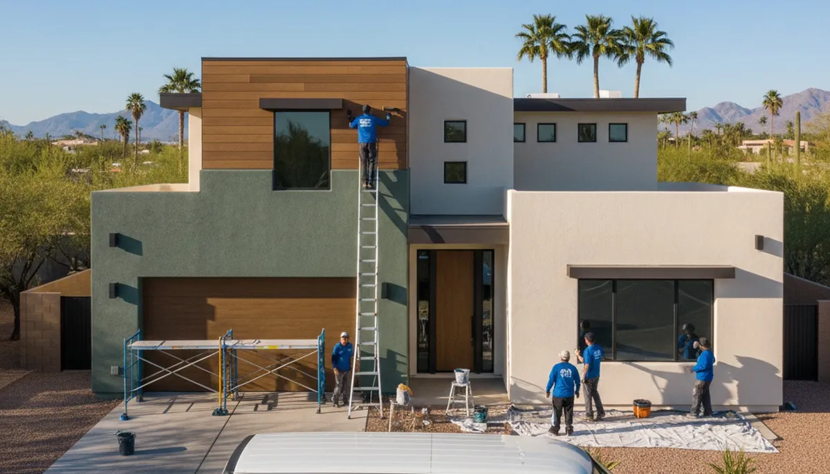 House painters serving Phoenix, AZ for professional residential exterior painting services