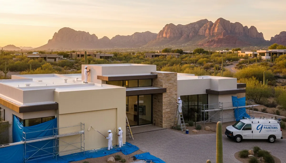 Professional exterior house painters in Phoenix AZ providing quality residential painting services