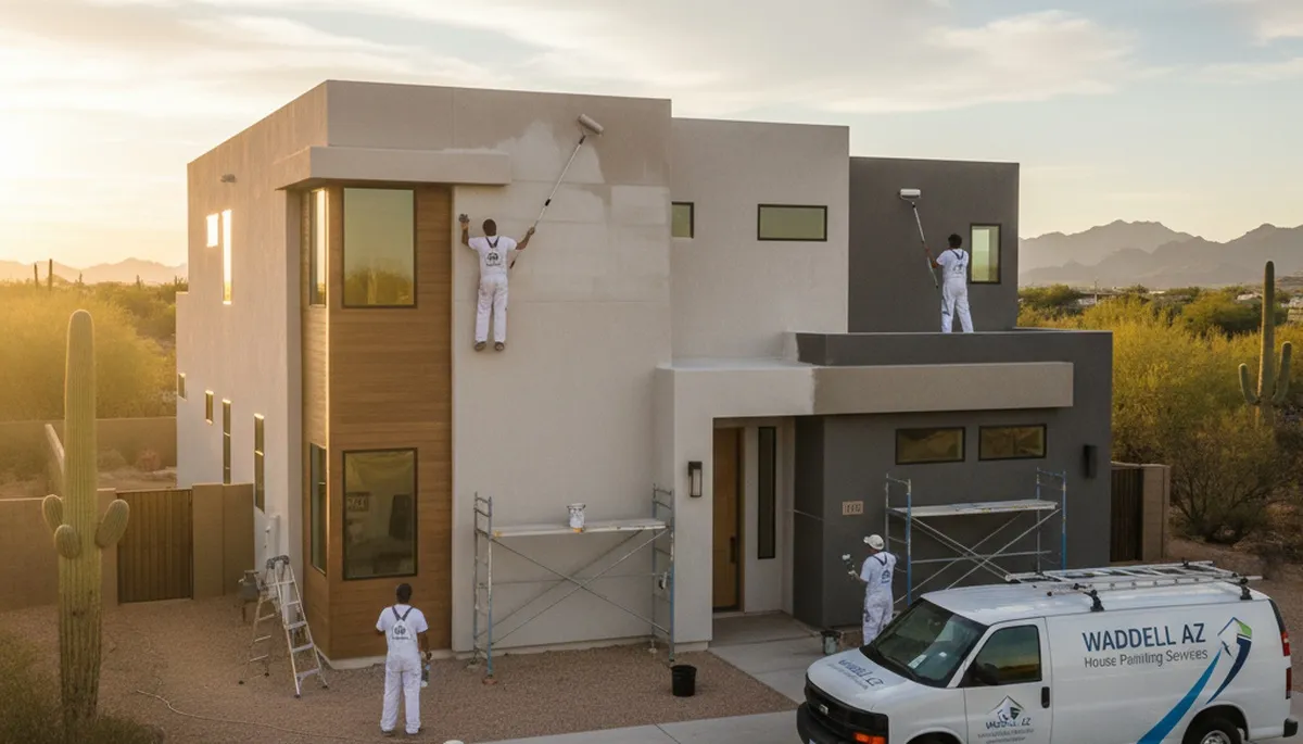 Phoenix, AZ house painters providing professional exterior and interior painting services